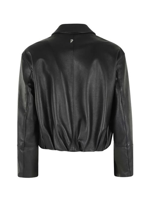 LEATHER BIKER DONDUP | DJ782.PL0677D.XXX999 NERO